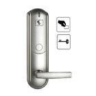 Srebrny system blokady drzwi karty hotelowej 4AA 4,8 V Inteligentny zamek do drzwi drewnianych