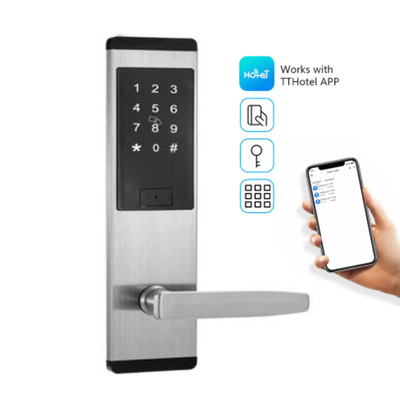 Czarny kolor Złoża nierdzewnego Smart Keypad Door Lock z TTlock Smart App