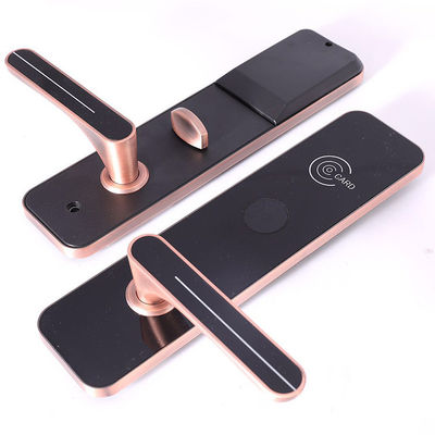 Czarny kolor RFID Karta kluczowa Hotel Smart Lock z darmowym oprogramowaniem do zarządzania hotelem