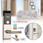 4 kolory Opcjonalna karta kluczowa RFID Hotel Inteligentne zamki do drzwi z bezpłatnym oprogramowaniem zabezpieczającym
