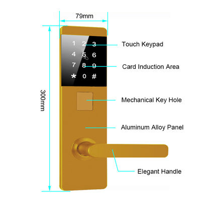 Aluminiowy Stop TTlock Hasło Elektroniczne inteligentne zamki drzwiowe dla mieszkania Home Office