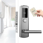 Elektroniczny system zamków drzwi hotelowych Smart RFID ze stali nierdzewnej z kluczem mechanicznym