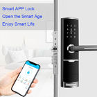 Zynkowy stopu hasło Bluetooth TTlock Smart Keypad Door Lock z kluczem karty