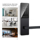 czarny FCC CE ROHS BLE Blokada drzwi z klawiaturą Wifi do mieszkania domowego