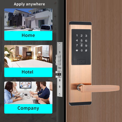Czarny kolor Złoża nierdzewnego Smart Keypad Door Lock z TTlock Smart App