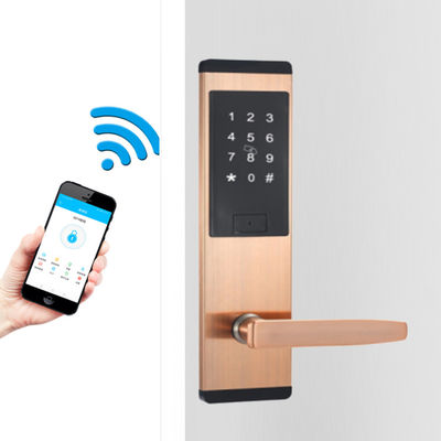 Czarny kolor Złoża nierdzewnego Smart Keypad Door Lock z TTlock Smart App