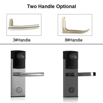 Nierdzewna stal CE FCC Card Hotel Keyless Digital Door Lock z przełącznikiem energooszczędnym