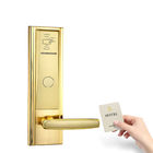 Złoty kolor Mifare Hotel Klucz karty zamknięcia drzwi z systemem wolnego zarządzania oprogramowaniem