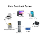 Elektroniczne zamki na karty RFID DC6V FCC ze stali nierdzewnej do pokoju hotelowego