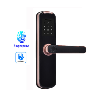 Tuya Smart Lock Domowa karta cyfrowa Kontrolowany przez aplikację zamek do drzwi Biometryczny zamek do drzwi z czytnikiem linii papilarnych