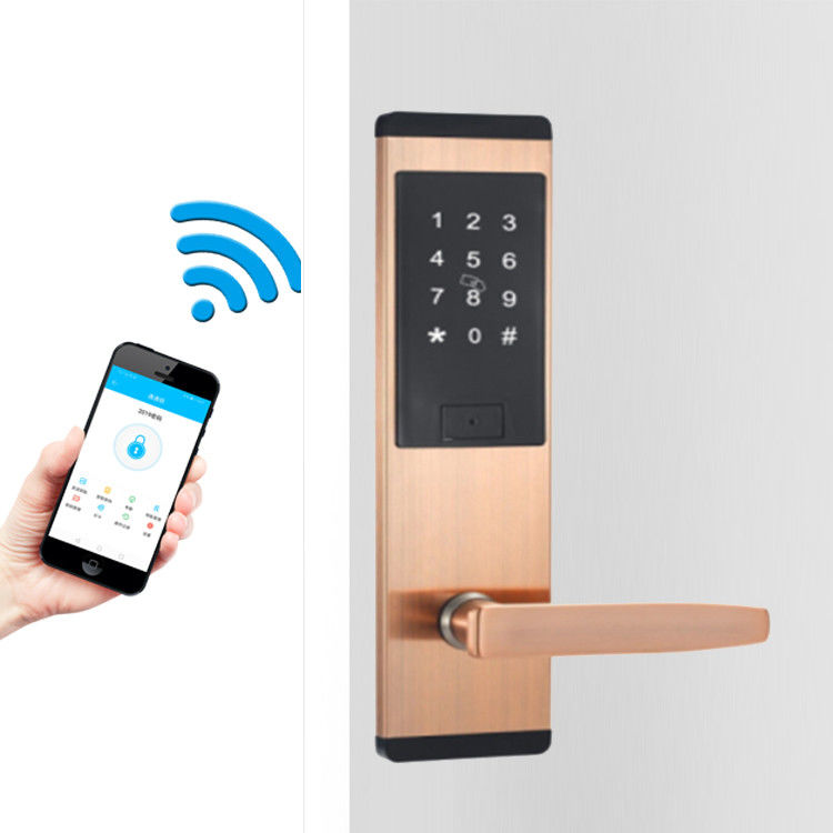Czarny kolor Złoża nierdzewnego Smart Keypad Door Lock z TTlock Smart App