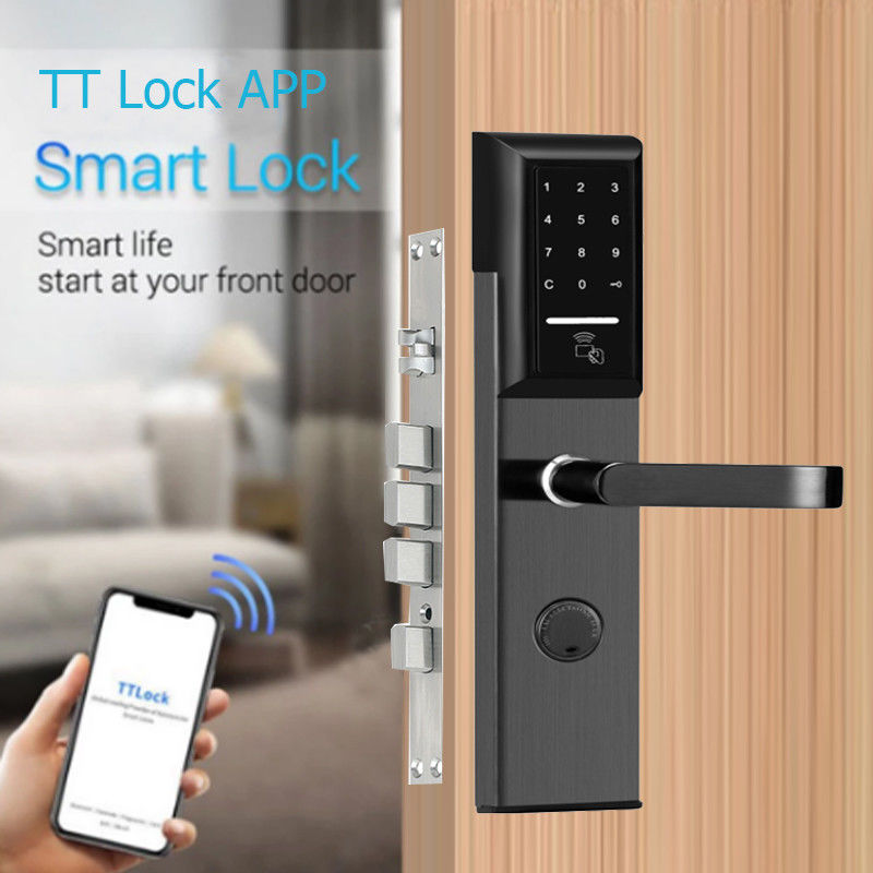 Stal nierdzewna 6068 Mortise TTlock App Controlled Door Lock z inteligentną klawiaturą